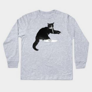 Smoking Jack Kids Long Sleeve T-Shirt